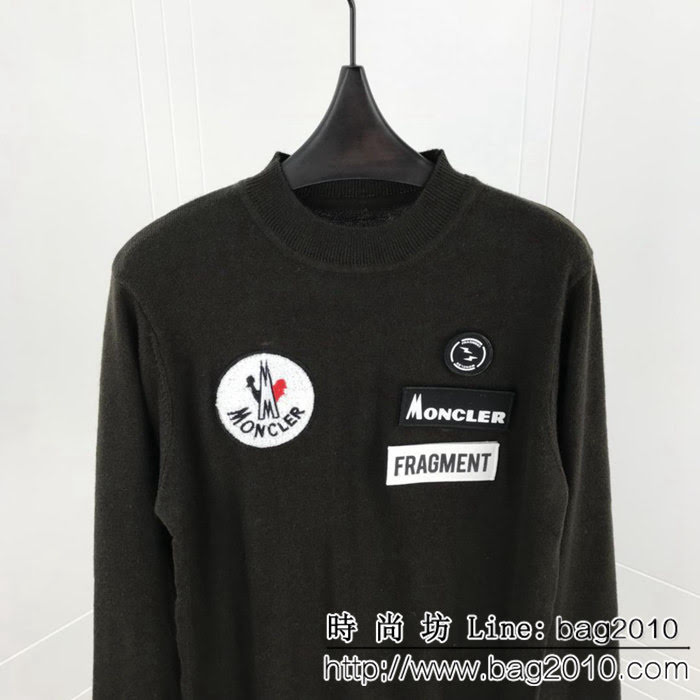 MONCLER蒙口 X 藤原浩聯名款 舒適透氣柔軟 男款羊毛衫 ydi1558